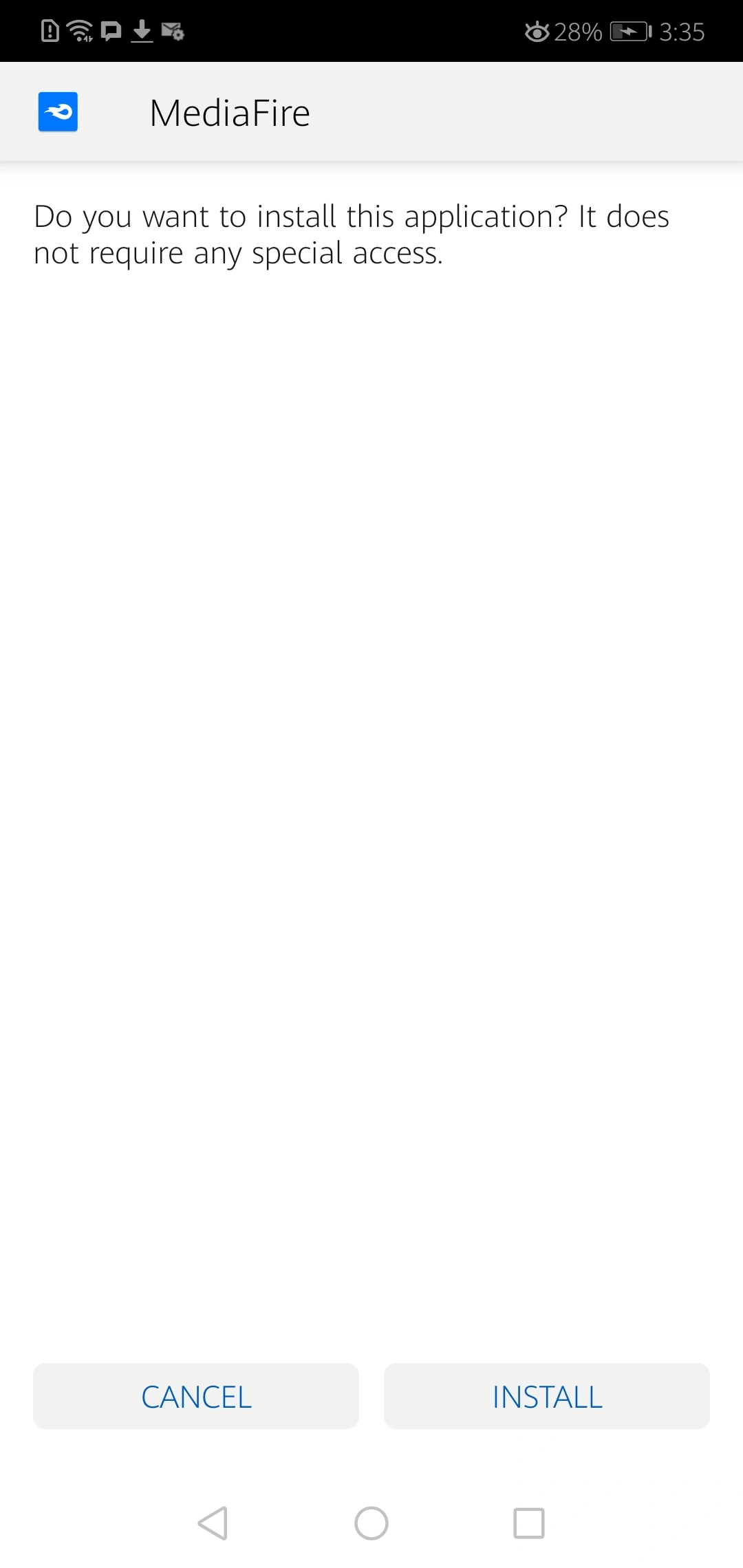 Screenshot Of MediaFire