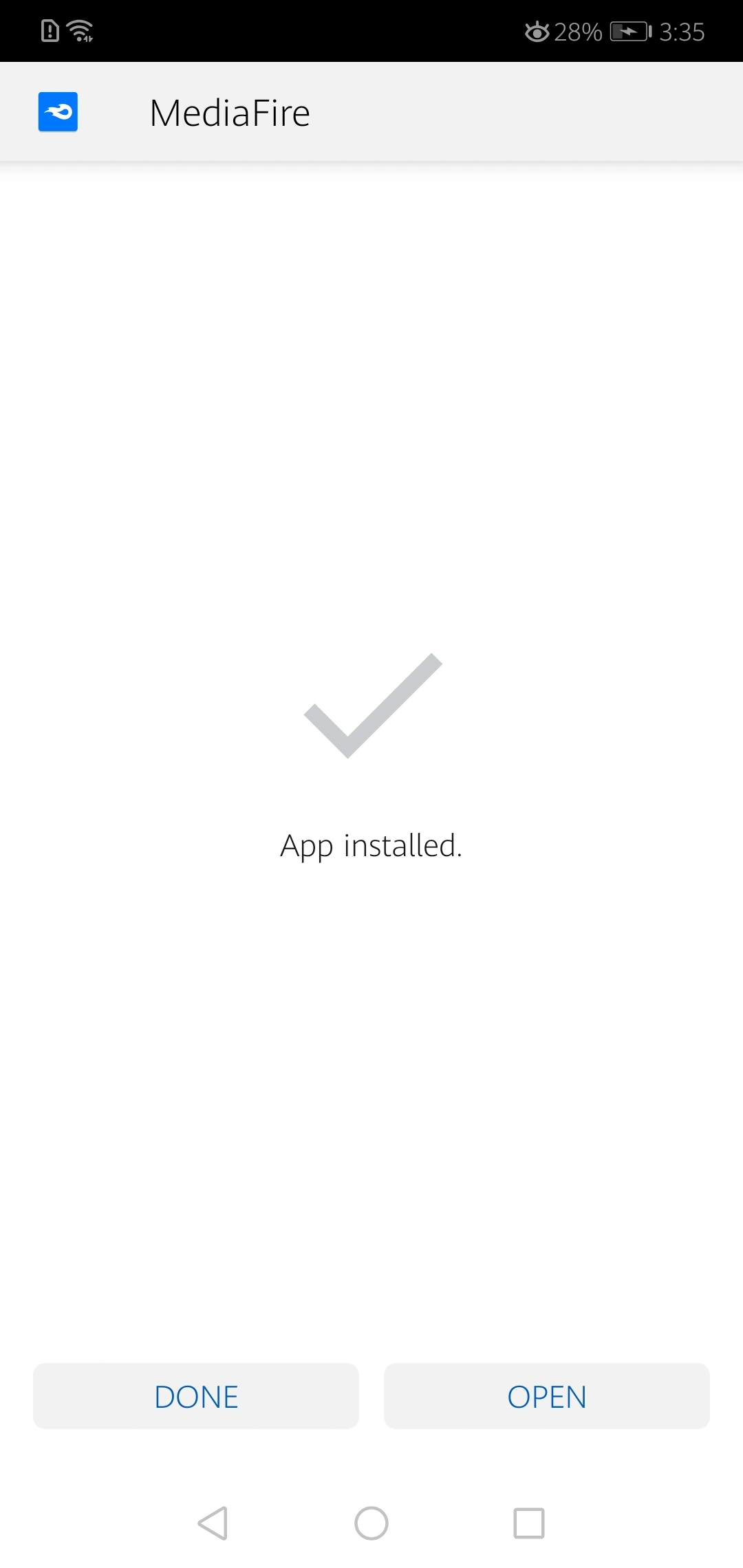 Screenshot Of MediaFire Android